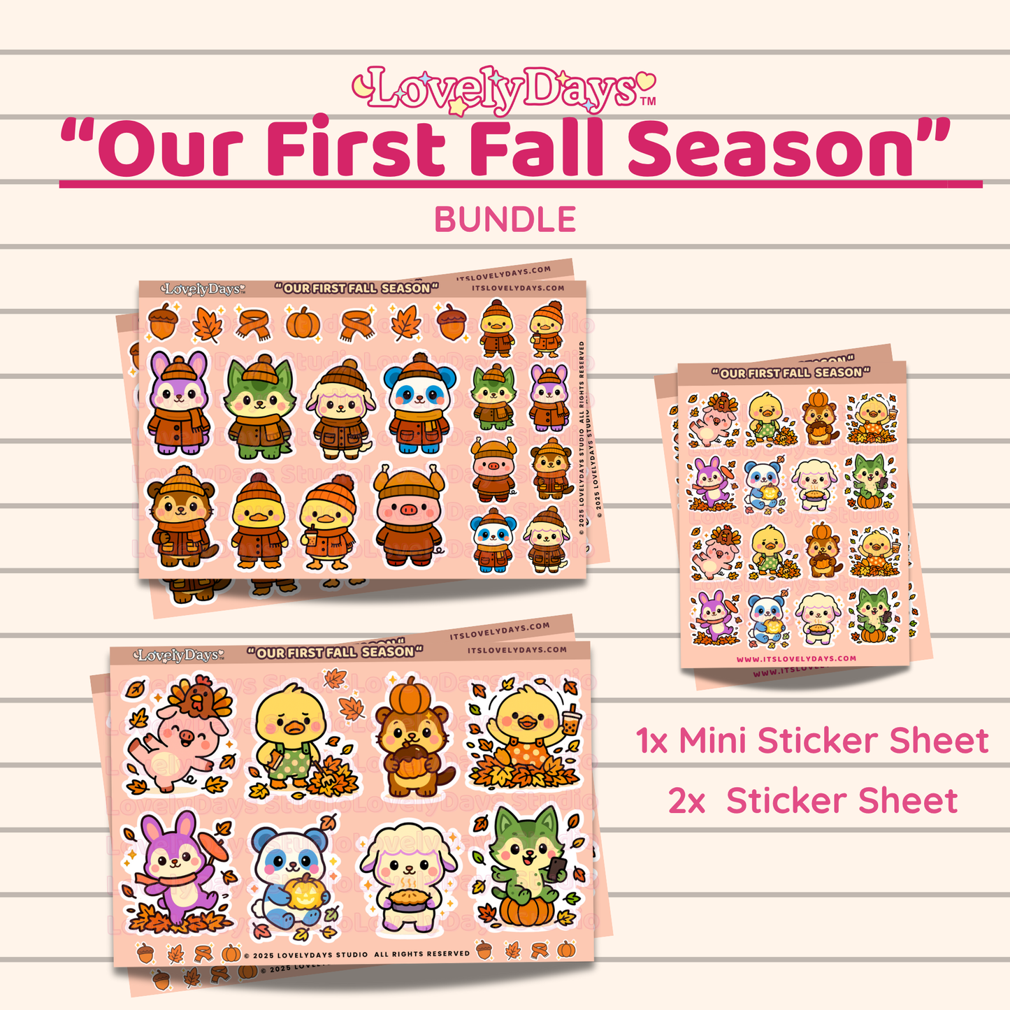 "Our First Fall Season" Bundle