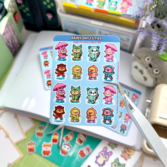 "Rainy Day Cuties" (minis)
