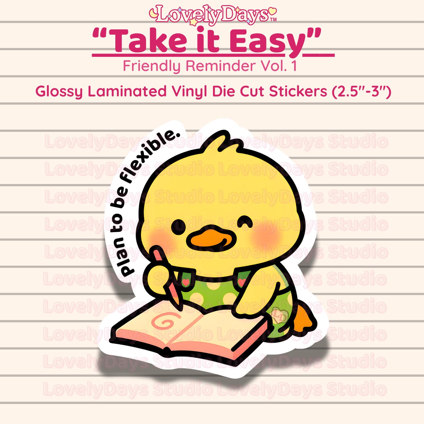Take it Easy - Didi “Plan to be flexible”