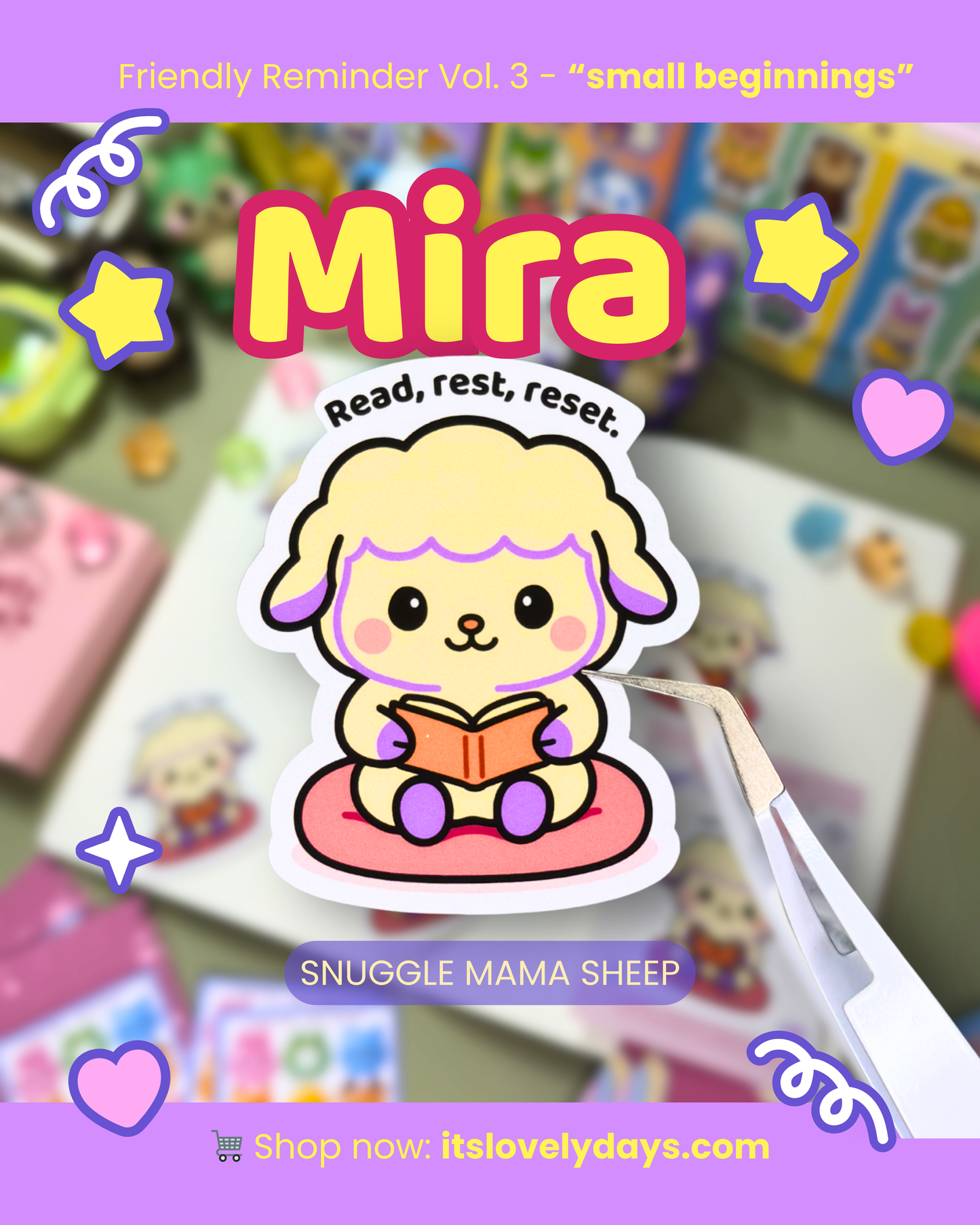 Mira "Read, rest, reset"